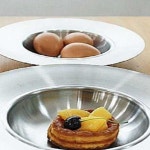 오므 카레담기 클레어 UFO 접시 2size 샐러드접시 스테인리스접시 메쉬 : OUHS