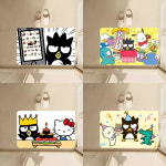 산리오 헬로 키티 50주년 포차코 시나모롤 거실 욕실 주방 책상 장 매트 패드 굿즈 MINISO s-sanrio Badtz-Maru 바닥 미끄럼 방지 침실 입구... 