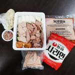 [거제시 배달] 진짜 스팸 부대찌개 3인분 [거제고현 뚜껑집부대찌개] : 동네시장 장보기