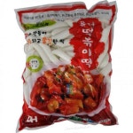 퓨전 백미 쌀떡 떡볶이 2kg 말랑 떡볶이떡 업소용 : 나인밀리언