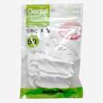 덴탈 치간칫솔 치실 일회용치실 음식물 치간 이빨 제거 일회용 50p : 퍼니메이커