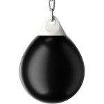 GYMAX 펀칭백 워터 아쿠아백물 주입기 포함 행잉 액세서리 접이식 헤비듀티 복싱백 홈짐 성인용 복싱 트레이닝 장비 Black/ 110LBS... 