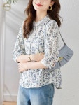 블라우스 스캔들 19회 꽃무늬 데일리 여름 7부 : 리치파트너스 1