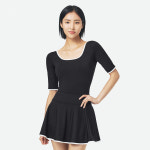 [배럴] 우먼 리조트 타이디 원피스 블랙 (B4SWWWS002BLK) : BARREL