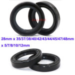 NBR 고무 TC 더블 립 오일 씰 28mm x 35 37 38 40 42 43 44 45 47 48mm 5 7 8 10 5/10 개/12mm : .산업.용품.부품-전문