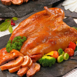 아침 간편식 즉석 간편 식품 훈제오리 통 완포 한마리 900g+900g (2마리) : ss럭스
