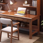 독서 테이블 가정용 작업 학생용 나무 좌석이 있는 공부 책상 컴퓨터 게이밍 청소년 방 메사 Pc 게이머 사무실 가구 : 킹덤컴퍼니