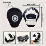 복싱 글러브 권투 샌드백 미트  커브 포커스 장갑 훈련 핸드 패드 스트라이크 쉴드 2 개 : 킹덤컴퍼니