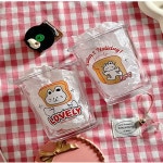 러블리 홀리데이 고양이 식빵 유리컵 2종 : 팜잡화점