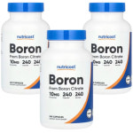 뉴트리코스트 보론 붕소 Boron 10mg 240캡슐 3개 : 팜블리즈