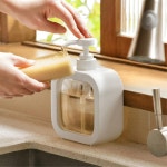 신혼부부 세제 바디샤워 투명리필통 500ml 모텔용품 : 손님마음