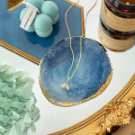 쟁반 빈티지 송진 보석 보관 트레이 링 네일 목걸이 디스플레이 보드 1 개 : 램프의요정찌니