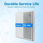 Larayci H7123101/H211 H211S 교체 필터, Govee Air Clean Purifier H7123 및 Homvana H211/H211S와 호환됩니다. 2팩 H1 : 다-이지