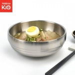 업소용 식당 이중그릇 국수그릇 스텐그릇 온도유지 비빔밥대접 오래쓰는 : 에이알마켓