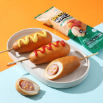 싱글팩토리 육즙팡팡 찹쌀치즈 빅핫도그 130g x 10팩 어린이간식 치즈소시지 핫도그 : 푸딩팩토리몰