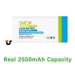 DEJI G9200G9208G9209 세트 삼성에 적합한 S6 배터리 실제 용량 2550mAh 내부 배터리 교체 무료 공구 키트 포함 : 월드셀렉커머스
