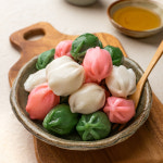 말랑하고 쫀득한 삼색 꿀떡 1kg : 아침빛바다