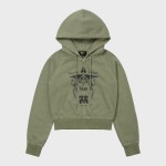 테온셀 웰빙 익스프레스 Digital Tattoo Hoodie Zip Up Khaki : 스타일베이샵