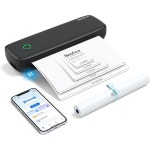 비소피스 A4 휴대용 열프린터 무선USB 2/3/4/8/8.5/8.5 미국 사무실용... 인쇄 PDF 파일 웹 페이지 문서와 호환되는 롤 용지와 : 잇츠어썸27호