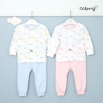 달퐁 달별구름 내의 아기 실내복 아기내복 : 큐비앤달퐁