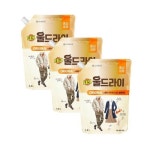 테크 울드라이 중성세제 리필 1.3L 3개 울 실크 깨끗한 섬세한 빨래 세탁 중성세제 : DAEWONAR