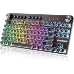 4G//와이어드 WM87 레트로 빈티지 게이밍 펑크 원형 키캡 트루 RGB 컨트롤 노브 키 스위치 윈도우 맥 : 픽스모던