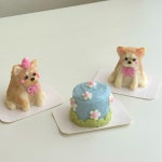 몽마르쉐 강아지 초미니 입체 마이크로케이크 택배전용 : mong marche