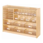 ss063 자작나무 조형놀이장/원목 교구장 정리장 수납장 : 키즈빌