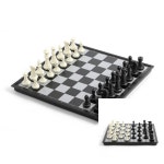 접이식 자석 체스 36x36cm 블랙+화이트 체스보드 학생보드게임 : 유성유통01