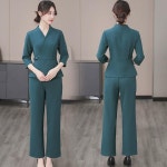 중화요리 웨이터 직원복 중식당 유니폼 홀 서빙 셔츠 : 성진만물상