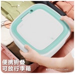 운동화 세탁기 미니 전자동 신발 초소형 속옷 접이식 18L : 오더웍스