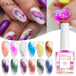 인조대리석코팅 CANNI 매니큐어용 블룸 대리석 수채화 잉크 공기 건조 확산 효과 래커 블라섬 네일 젤 바니시 24 색 9ml : 부디의집