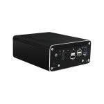 HUNSN 마이크로 방화벽 기기 미니 PC 라우터 PCU300E/Gold 8505/I5 1240PRJ50f4 x 2.5GbE I226-V 2SFP  광학 10Gbe 82599ES : 산업용-