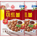 [오뚜기] 오쉐프 통통 미트볼(돼지고기 70.04) 1kg x 2봉 : 엔조잇