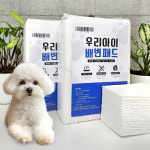 펫티브 우리아이 배변패드 소형 40x50cm 절약형15g 2팩(200매) 애견 강아지 소변 : 펫티브