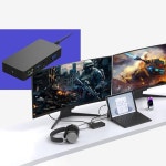 서피스 독 W 3 USB  2 USB C 포트 PD 100W  5Gbps 데이터 서피스 노트북 5 용 서피스 독 C타입 허브 11 인 1 : 바이업스토어