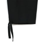 가니 여성 드로우스트링 웨이스트 팬츠 블랙 F8929-099 : 세토프 SETOF