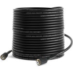 고압세척기 호스 릴호스 세척 압력 세탁기 3200 PSI 50 FT x 14 인치 유연한 파워 교체 M2214mm 황동 나사산 : 오늘도기쁨36