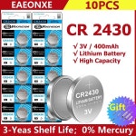 시계 장난감 자동차 리모컨 체중계 시계 드라이버 무료 CR2430 3v 리튬 배터리 220mAh DL2430 BL2430 BR 2430 10 개 : 바이업스토어