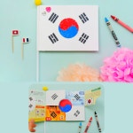태극기깃발북아트 자르고붙이고그리기 설명서포함 무궁화삼일절 유치원교육 1세트 : 용용이네만물상점