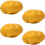 야채모형 촬영소품 채소모형 카페 홈 혼베이 4PCS 가짜 감자 폼 인조 모델 장식 시뮬레이션 야채 홈파티 테이블탑 사진 소품 : 투몬몰4