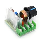 AC 220V 2000W SCR 전압 조정기 디밍 조광기 모터 속도 제어기 온도 조절기 전자 전압 조정기 모듈 Javino : 데일리리바이