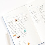 [바이풀디자인] 기억보관함 미디움 주간 세로형 2025년 : 핫트랙스