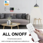 QIACHIP 와이파이 스마트 스위치 커튼 모터 차고 문 LED 조명에 적합 eWelink 앱 포함 10A DC 7V 12V 24V 48V 2.4G RC : 올데이바이