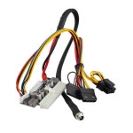 RGeek DC ATX 피크 PSU 19V 200W 피코 ATX 스위치 채굴 PSU 24 핀 미니 ITX DC-ATX PC 전원 공급 장치 컴퓨터용 : 올데이바이