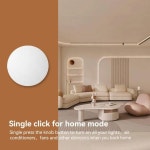 Tuya ZigBee 스마트 버튼 장면 스위치 무선 원격 하나의 키 컨트롤러 멀티 장면 연결 스위치 Google Alexa 음성 도우미 : 올데이바이