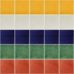 프리미엄 100 핸드 페인팅 단색 탈라베라 멕시코 타일 4x4 : 블랙핑크라인샵