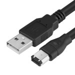 기능 IEEE 1394 Firewire에서 USB 어댑터 케이블 6핀 남성에서 2.0 남성 변환기 Firewire 400 1394-a에서 프린터 스캐너 하 : 꼬꼬3