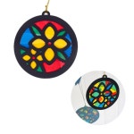 셀로판지 썬캐쳐 만들기 꽃모양 썬캐처 필름지 꽃잎 조각 햇빛 DIY 재료 : 라레테