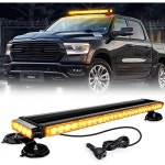 라이트 56LED 비상등 비상 안전 경고 LED 점멸 바 마그네틱 마운트 12V 24V 자동차 트럭 트랙터 스노플로우 건설 : 부자고래9호